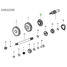 Шестерня PTO SYNCHRO Z 36 0.014.3816.0/10
