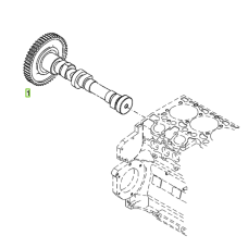 Вал розподільчий F954200410060  (04909275 (04909276))