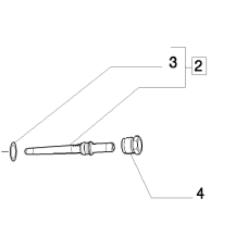 Гайка трубки паливної форсунки 4893739