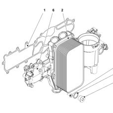 Прокладка корпуса теплообмінника  F954200510040